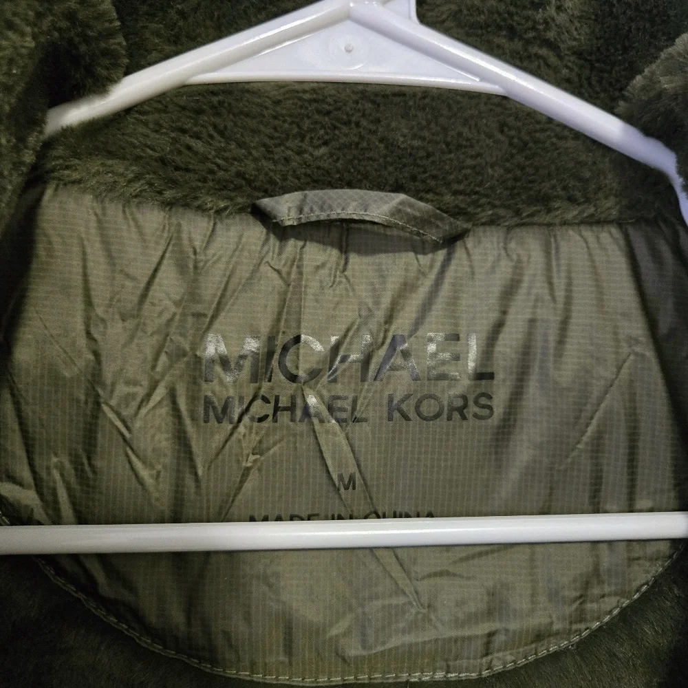 MICHAEL Michael Kors Women's Vest Forest Green Size M  #155